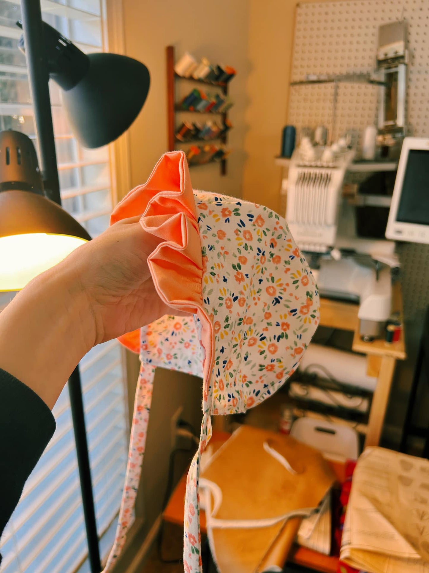 Reversible Baby Bonnet (0-6 Months)